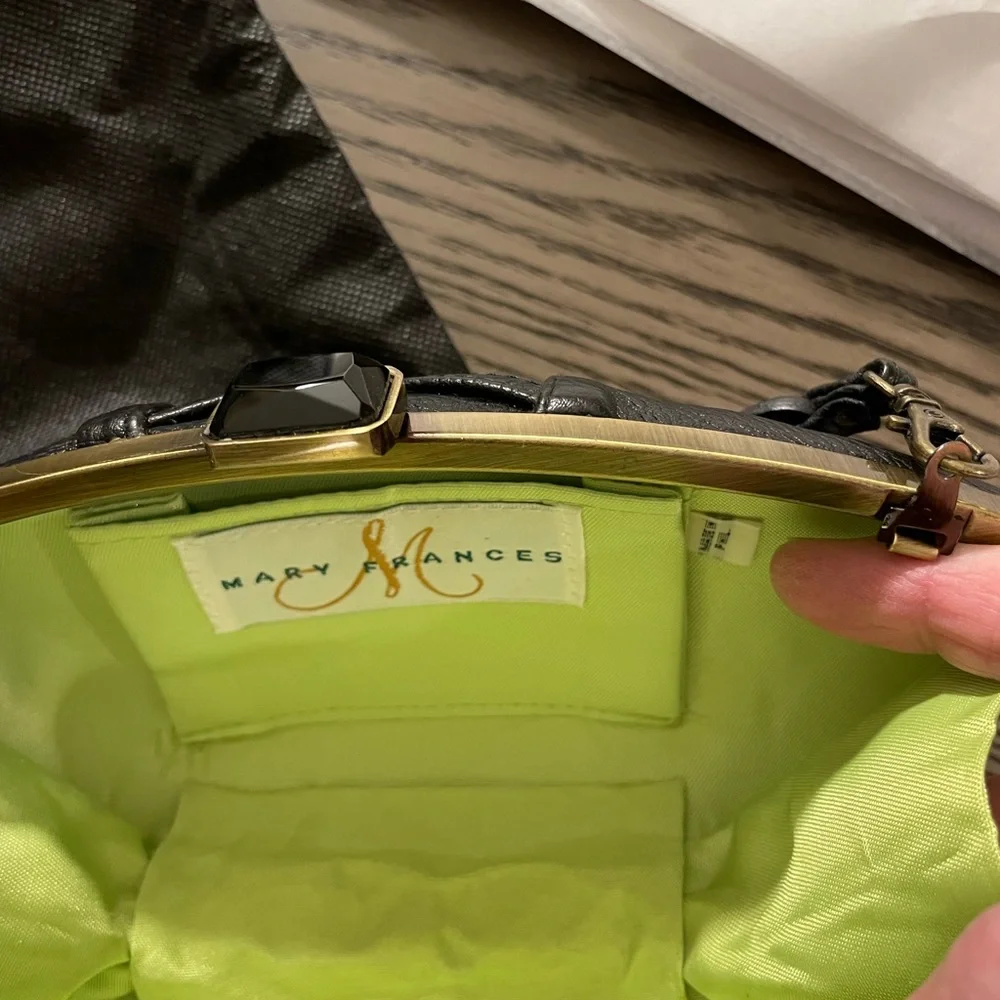 Mary Frances Leather and Beaded Bag - Picture 9 of 10